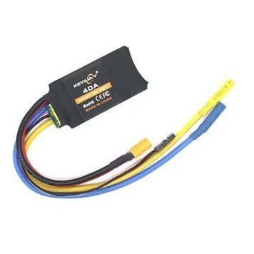 Двостороння 40А 2-6S 6.-25V Esc 4.0мм, що перемикається Банановий штекер для Rc автомобіля моделей човнів High Power Motor Silence Go Forward Backward With Brake 18d55681d6 фото