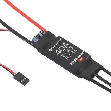 FLYCOLOR FlyDragon Lite Plus 40A 2-4S Двосторонній безщітковий регулятор швидкості з 5.5V/3A BEC для літаків з фіксованим крилом c39df7e758 фото