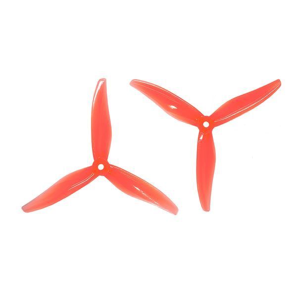 6 пар GEMFAN Hurricane MAX 51377 5 дюймов 3-лопастной PC пропеллер для сборки Freestyle FPV гоночного RC-дрона GD-11971-2 фото