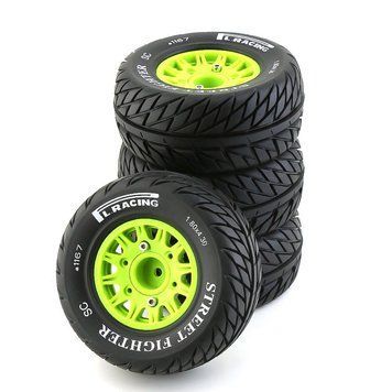 4PCS обновленные шины колеса 12 мм Hex Off-Road Short Course грузовик 144010 124019 144001 1/10 1/12 1/14 RC автомобиль Модельные запчасти GD-14277-2 фото