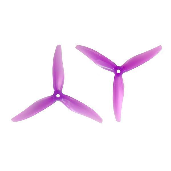 6 пар GEMFAN Hurricane MAX 51377 5 дюймов 3-лопастной PC пропеллер для сборки Freestyle FPV гоночного RC-дрона GD-11971-4 фото