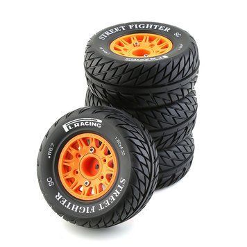 4PCS обновленные шины колеса 12 мм Hex Off-Road Short Course грузовик 144010 124019 144001 1/10 1/12 1/14 RC автомобиль Модельные запчасти GD-14277-4 фото