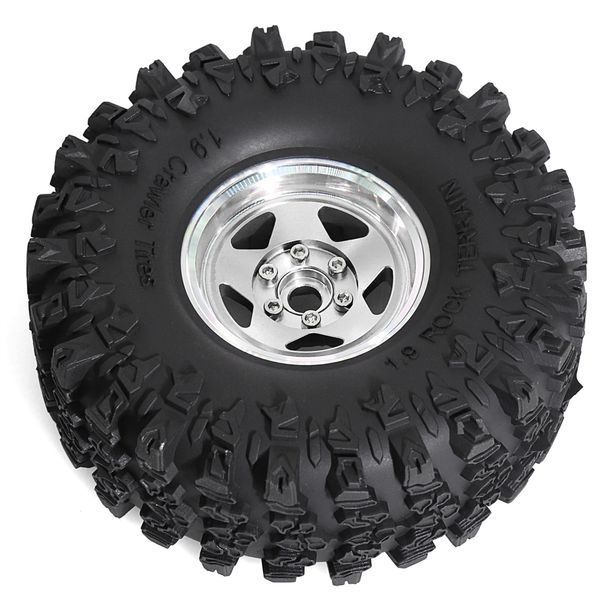 4PCS обновленные 1,9 дюйма шины алюминиевые обода для 1/10 Axial SCX10 III Yikong YK4107 RGT рок-краулер подъемный грузовик RC автомобиль модели запасные части R226 GD-12024-1 фото