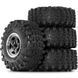 4PCS обновленные 1,9 дюйма шины алюминиевые обода для 1/10 Axial SCX10 III Yikong YK4107 RGT рок-краулер подъемный грузовик RC автомобиль модели запасные части R226