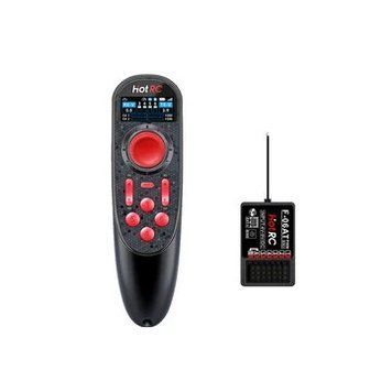HOTRC DS650 2.4GHz 6CH FHSS Передавач з кольоровим дисплеєм, вбудованим акумулятором 3.7V 1500mAh, радіокерований контролер з приймачем для моделей автомобілів, човнів та інших транспортних засобів c0104ae309 фото