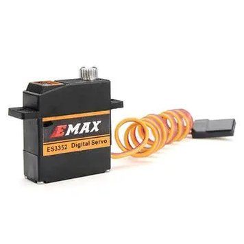 EMAX ES3352 12.4 г Мініцифровий металевий редукторний сервопривід для RC літака 92ab66978a фото