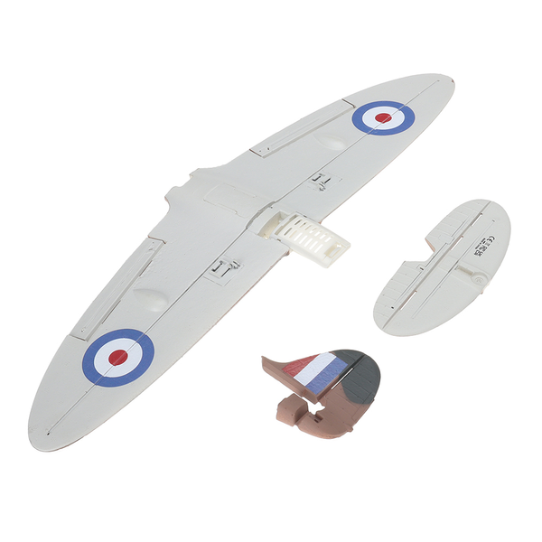 Кожен Spitfire Brushless 487 мм радіокерований літак Запасні частини Головне крило та хвостове крило GD-14206-1 фото