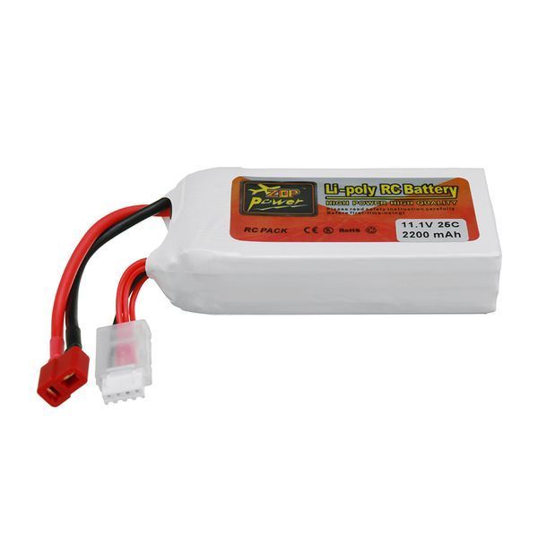 ZOP Power 3S 11.1V 2200mAh 25C Lipo Battery T Plug / XT60 Plug GD-10431-6 фото