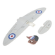 Кожен Spitfire Brushless 487 мм радіокерований літак Запасні частини Головне крило та хвостове крило