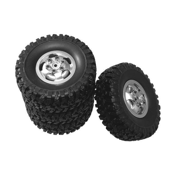 4PCS Улучшенные металлические ободы Шины колеса для TOYOTA Land Cruiser MN82 LC79 MN78 WPL D90 D91 D96 99S 1/12 RC Автомобили Модели Запчасти be73b3cebb фото