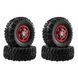 4PCS Улучшенные металлические ободы Шины колеса для TOYOTA Land Cruiser MN82 LC79 MN78 WPL D90 D91 D96 99S 1/12 RC Автомобили Модели Запчасти