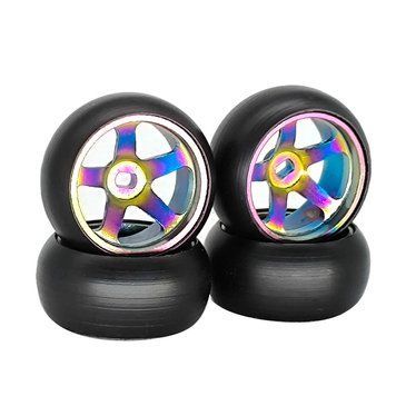 4ШТ Колеса Дрифта Шины Металлические Диски для Wltoys Mini-Q 1/28 K969 K989 P939 284131 На-Дороге RC Автомобили Модели Запасные Части D Версии e79f2b88ab фото