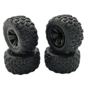 4PCS Покращені Шини Колеса для Wltoys 144010 MJX 16208 16209 16210 SCY MNRC MN128 1/12 1/14 1/16 Монстр Трак RC Автомобілі Моделі Запасні Частини 9e374359be фото