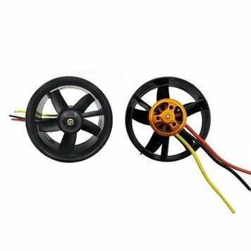 QX-Motor 64мм 5 лопат Вентилятор з крильчатками EDF з QF2611 4500KV безщітковим двигуном 3S для RC літаків Jet 64d6039df8 фото