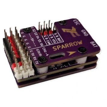 Lefei Sparrow 2-OSD Полетный контроллер Гироскопическая стабилизация Поддержка возвращения домой SBUS PPM PWM IBUS CRSF для RC самолета 434adadfb6 фото