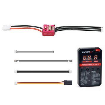 ROCKET 1525 Бесщеточный сенсорный мотор 30A ESC LED Карта программы для MINI Wltoys 284161 K989 K969 SG 2810 2811 1/24 1/28 RC Автомобили Запчасти GD-14220-10 фото
