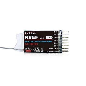 RadioLink R8EF 2.4GHz 8CH дальньої дії PWM PPM SBUS RC приймач для передавача T8FB T8S RC Airplane Car Boat 5d634f5263 фото