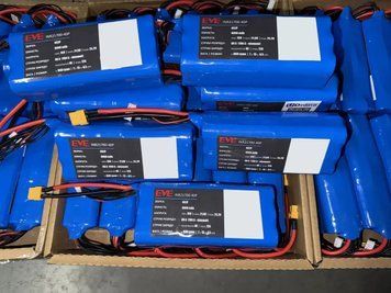 Акумуляторна збірка 6S3P EVE INR21700-50E: 15000 mAh, 45A, 22.2V / Горизонтальна батарейна збірка 6S3P EVE INR21700-50E BV-001906 фото