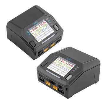 Зарядний пристрій ToolkitRC M6DAC PRO M6DAC V2 18A AC200-300W DC800W IPS 2.8" LCD 320&times;240p&times; для 1-6S LiPo LiHV LiFe Lilon LTO 1-16S NiMH 1-10S Pb акумуляторів GD-11007-6 фото